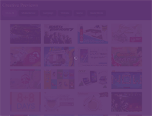 Tablet Screenshot of creativepreviews.com